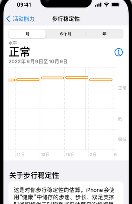 景泰iPhone手机维修如何在iPhone开启'步行稳定性通知'